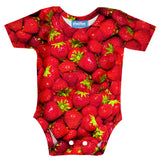 Strawberry Invasion Baby Onesie-Shelfies-| All-Over-Print Everywhere - Designed to Make You Smile