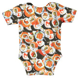 Sushi Invasion Baby Onesie-Shelfies-| All-Over-Print Everywhere - Designed to Make You Smile
