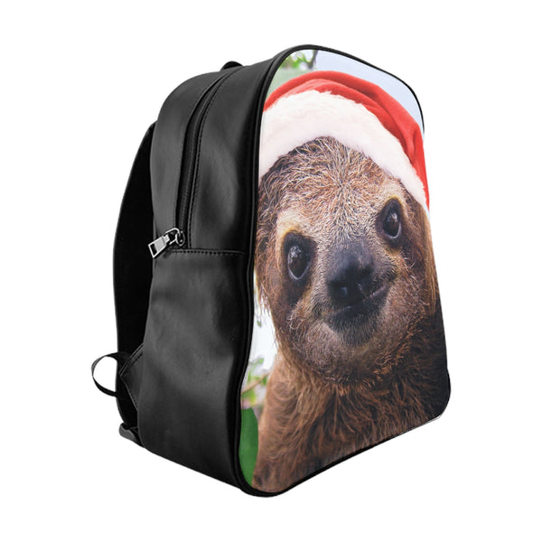 Christmas Sloth Backpack-Printify-Large-| All-Over-Print Everywhere - Designed to Make You Smile