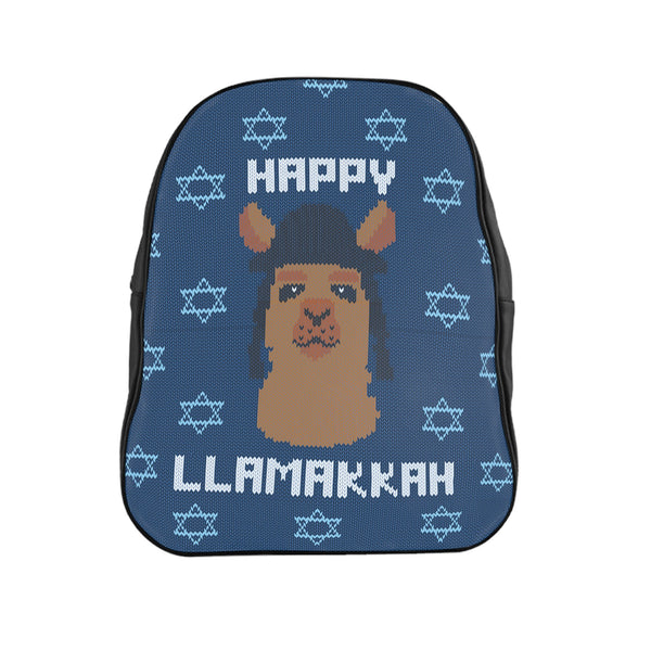 Happy Llamakkah Backpack-Printify-Large-| All-Over-Print Everywhere - Designed to Make You Smile