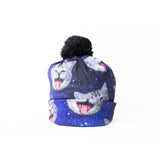 Galaxy Cat Heads Beanie Hat-Shelfies-| All-Over-Print Everywhere - Designed to Make You Smile
