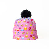Girly Emojis Beanie Hat-Shelfies-One Size-| All-Over-Print Everywhere - Designed to Make You Smile