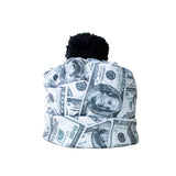 Money Invasion "Baller" Beanie Hat-Shelfies-| All-Over-Print Everywhere - Designed to Make You Smile