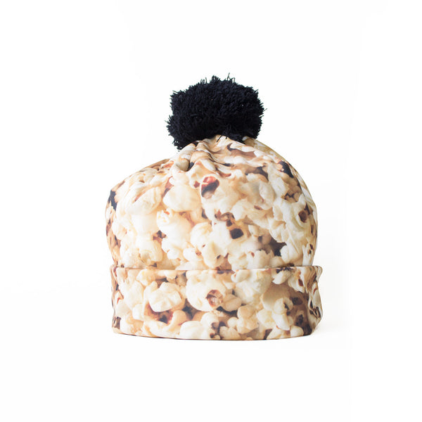 Popcorn Invasion Beanie Hat-Shelfies-One Size-| All-Over-Print Everywhere - Designed to Make You Smile