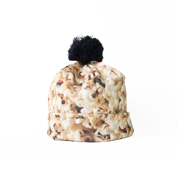 Popcorn Invasion Beanie Hat-Shelfies-One Size-| All-Over-Print Everywhere - Designed to Make You Smile