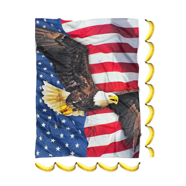 American Flag Blanket-Gooten-| All-Over-Print Everywhere - Designed to Make You Smile