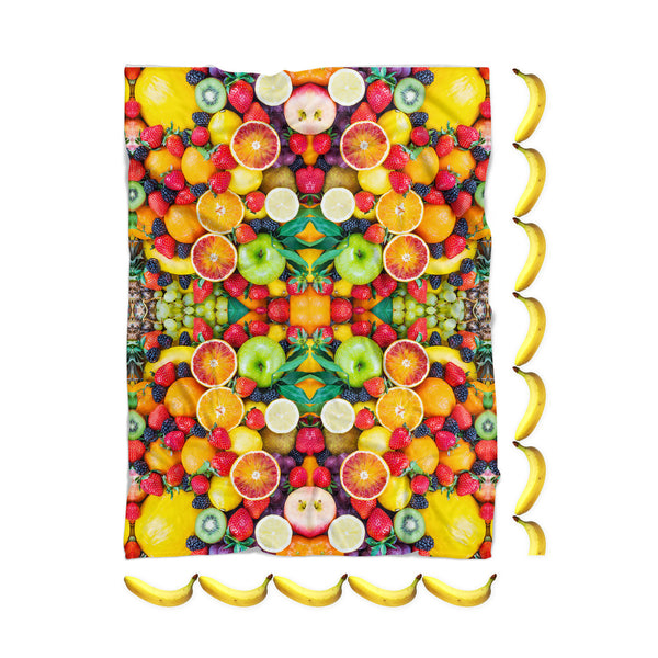 Fruit Explosion Blanket-Gooten-| All-Over-Print Everywhere - Designed to Make You Smile
