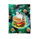 Hamburger Cat Blanket-Gooten-Cuddle-| All-Over-Print Everywhere - Designed to Make You Smile