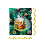 Hamburger Cat Blanket-Gooten-| All-Over-Print Everywhere - Designed to Make You Smile