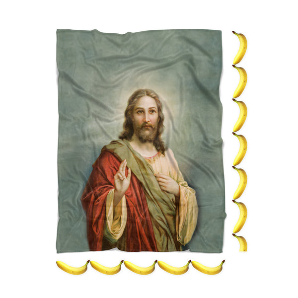 Holy Jesus Blanket-Gooten-| All-Over-Print Everywhere - Designed to Make You Smile