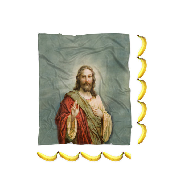 Holy Jesus Blanket-Gooten-| All-Over-Print Everywhere - Designed to Make You Smile