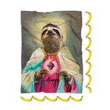 Sloth Jesus Blanket-Gooten-| All-Over-Print Everywhere - Designed to Make You Smile