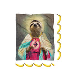 Sloth Jesus Blanket-Gooten-| All-Over-Print Everywhere - Designed to Make You Smile