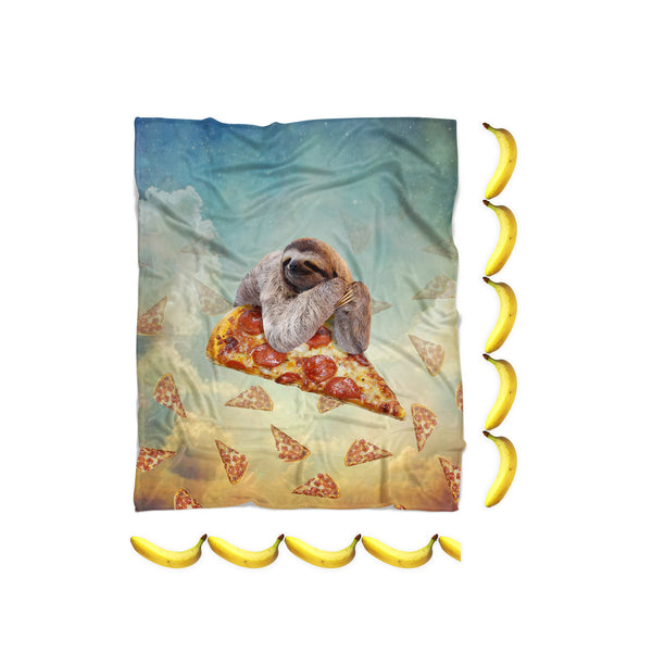 Sloth Pizza Blanket-Gooten-| All-Over-Print Everywhere - Designed to Make You Smile
