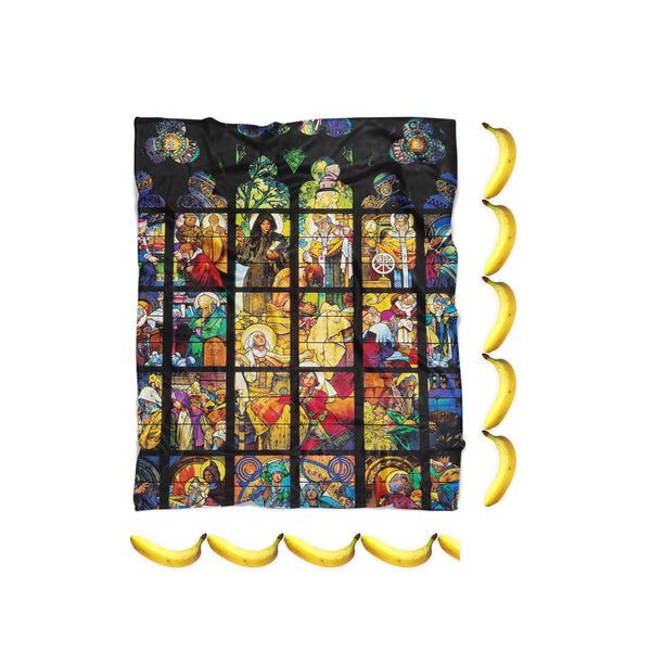 Stained Glass Blanket-Gooten-| All-Over-Print Everywhere - Designed to Make You Smile