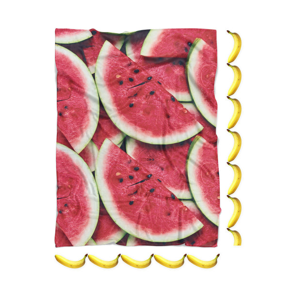 Watermelon Invasion Blanket-Gooten-| All-Over-Print Everywhere - Designed to Make You Smile