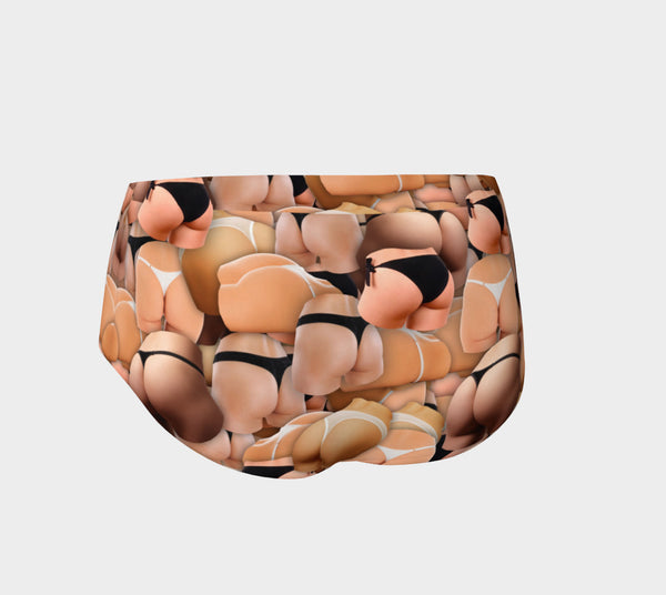 Booty Invasion Booty Shorts-Shelfies-| All-Over-Print Everywhere - Designed to Make You Smile