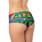 Carpet Track Booty Shorts-Shelfies-| All-Over-Print Everywhere - Designed to Make You Smile