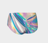 Holographic Foil Booty Shorts-Shelfies-| All-Over-Print Everywhere - Designed to Make You Smile