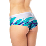 Jazz Wave Booty Shorts-Shelfies-| All-Over-Print Everywhere - Designed to Make You Smile