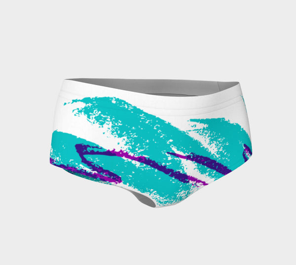 Jazz Wave Booty Shorts-Shelfies-| All-Over-Print Everywhere - Designed to Make You Smile