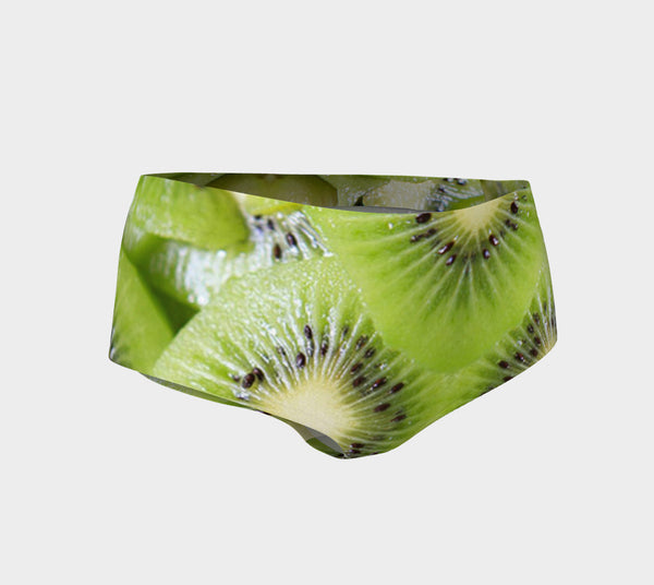 Kiwi Invasion Booty Shorts-Shelfies-| All-Over-Print Everywhere - Designed to Make You Smile