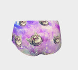 Trippin' Kitty Kat Booty Shorts-Shelfies-| All-Over-Print Everywhere - Designed to Make You Smile