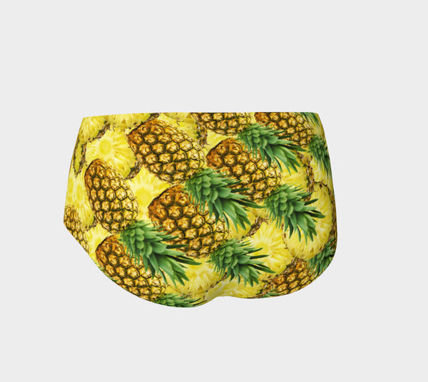 War Of The Pineapple Booty Shorts-Shelfies-| All-Over-Print Everywhere - Designed to Make You Smile