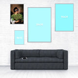 Boy With Basket of Weed Poster-Shelfies-12 x 18-| All-Over-Print Everywhere - Designed to Make You Smile