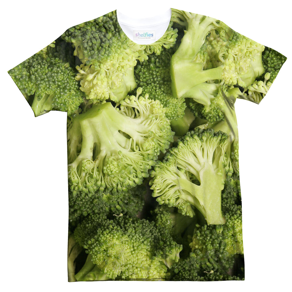 Broccoli Invasion T-Shirt-Subliminator-| All-Over-Print Everywhere - Designed to Make You Smile