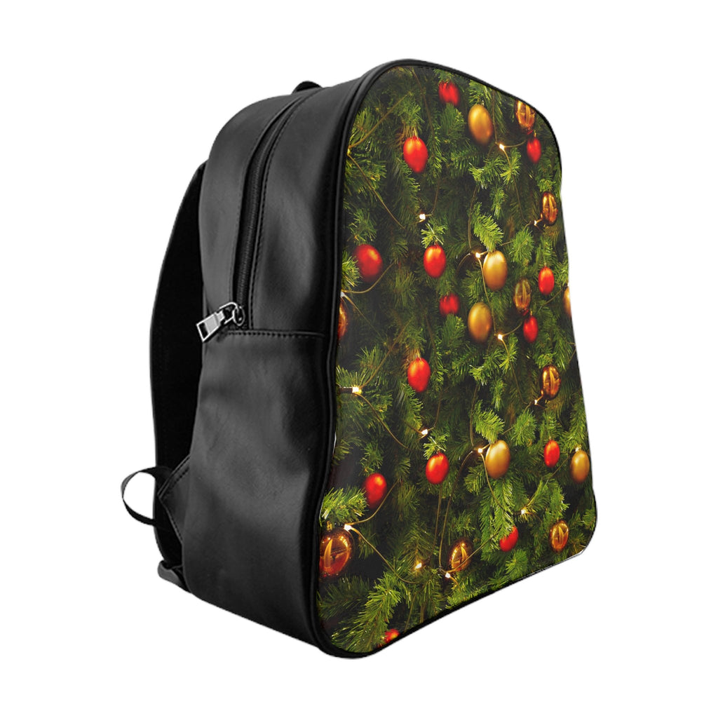 Xmas Tree Backpack-Printify-Large-| All-Over-Print Everywhere - Designed to Make You Smile