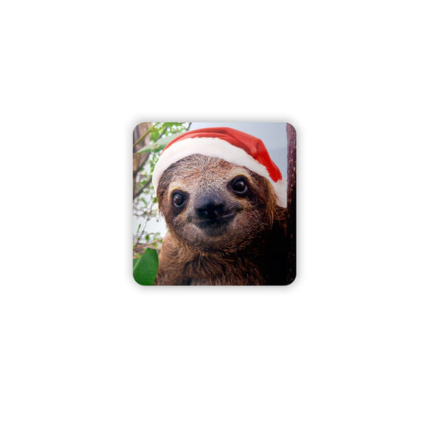 Christmas Sloth Coaster Set-Gooten-4-Pack-| All-Over-Print Everywhere - Designed to Make You Smile
