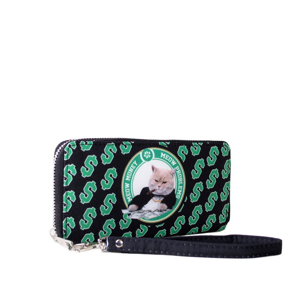 Meow Money, Meow Problems Clutch-Shelfies-| All-Over-Print Everywhere - Designed to Make You Smile