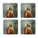 Holy Jesus Coaster Set-Gooten-Set of 4-| All-Over-Print Everywhere - Designed to Make You Smile