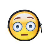 Dazed Emoji Coin Purse-Shelfies-One Size-| All-Over-Print Everywhere - Designed to Make You Smile