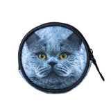 Grey Cat Coin Purse-Shelfies-One Size-| All-Over-Print Everywhere - Designed to Make You Smile