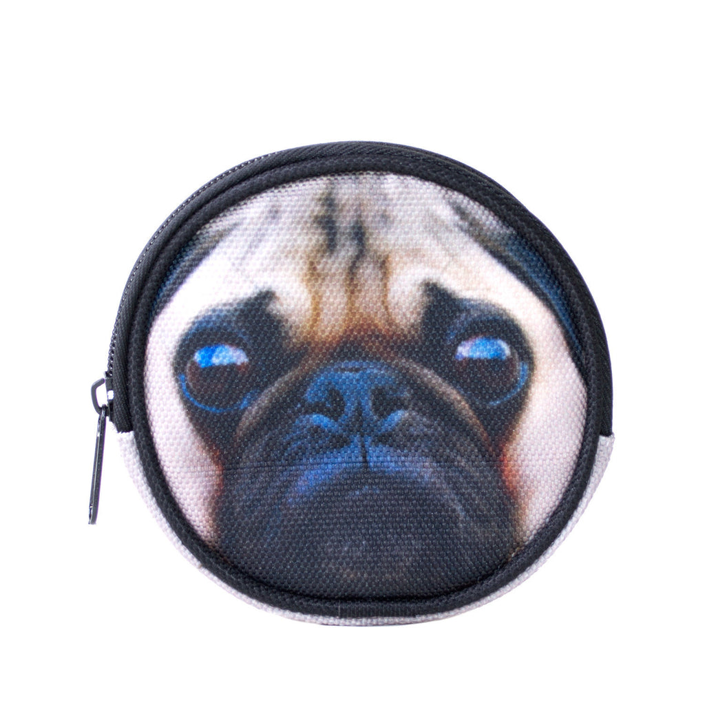 Pug Coin Purse-Shelfies-One Size-| All-Over-Print Everywhere - Designed to Make You Smile