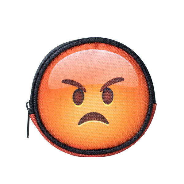 Super Angry Emoji Coin Purse-Shelfies-One Size-| All-Over-Print Everywhere - Designed to Make You Smile