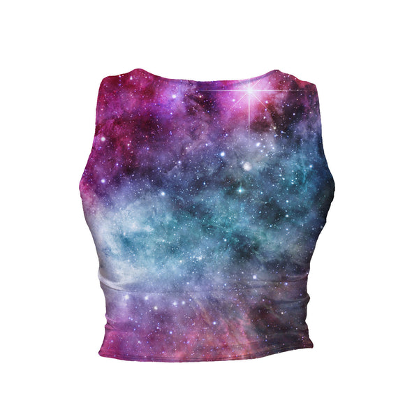 Galaxy Love Crop Tank-Shelfies-| All-Over-Print Everywhere - Designed to Make You Smile