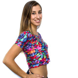 Candy Rocks Invasion Crop Top-Shelfies-| All-Over-Print Everywhere - Designed to Make You Smile