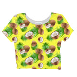 Cuban Coconut Crop Top-Shelfies-| All-Over-Print Everywhere - Designed to Make You Smile