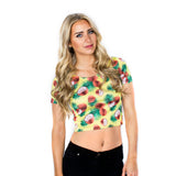Cuban Coconut Crop Top-Shelfies-| All-Over-Print Everywhere - Designed to Make You Smile