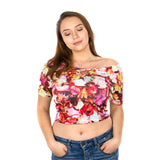 Fall Leaves Crop Top-Shelfies-| All-Over-Print Everywhere - Designed to Make You Smile