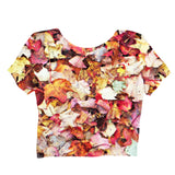 Fall Leaves Crop Top-Shelfies-| All-Over-Print Everywhere - Designed to Make You Smile