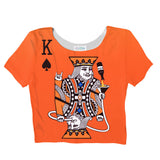 Kingsday Crop Top-Shelfies-| All-Over-Print Everywhere - Designed to Make You Smile