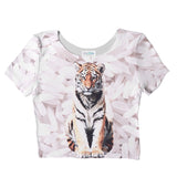 Rice Tiger Crop Top-Shelfies-| All-Over-Print Everywhere - Designed to Make You Smile