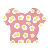 Sunny Side Crop Top-Shelfies-| All-Over-Print Everywhere - Designed to Make You Smile