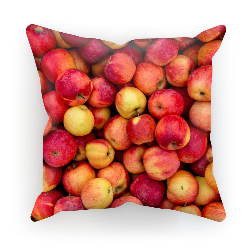 Apple Invasion Cushion-kite.ly-18"x18"-| All-Over-Print Everywhere - Designed to Make You Smile