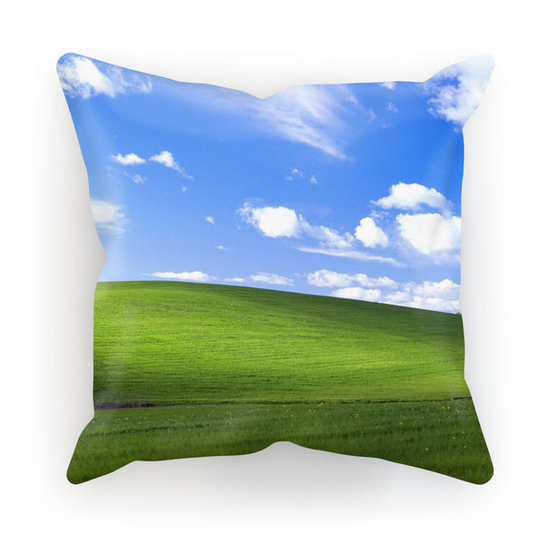 Bliss Screensaver Cushion-kite.ly-18"x18"-| All-Over-Print Everywhere - Designed to Make You Smile