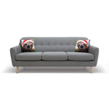 Christmas Sloth Cushion-kite.ly-18"x18"-| All-Over-Print Everywhere - Designed to Make You Smile